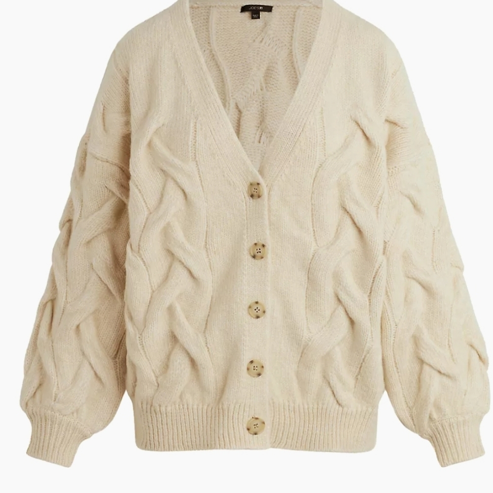 NWT Joe's Jeans Colby cable cardigan